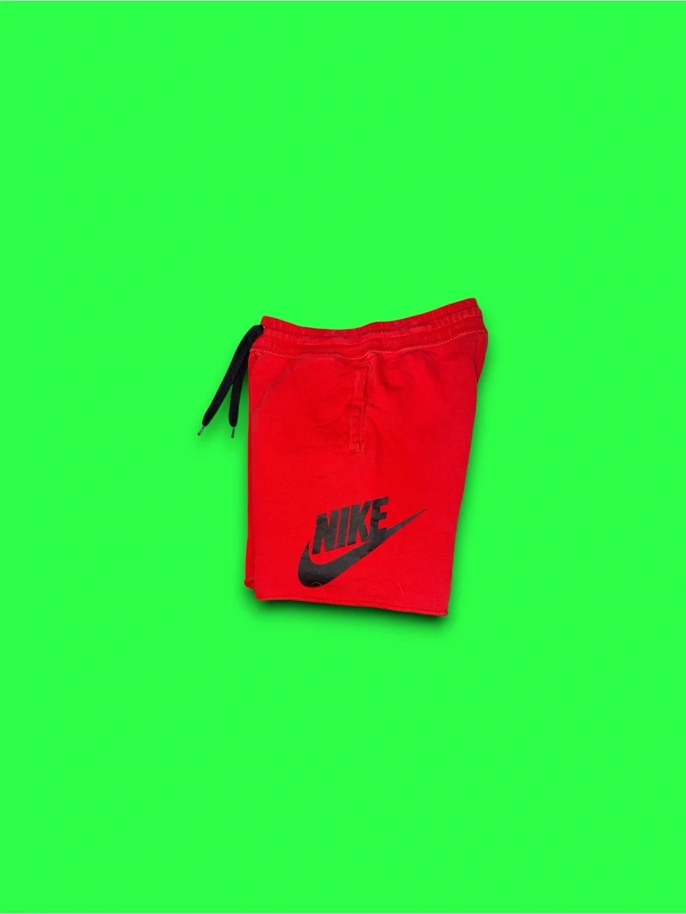 Nike sportswear club fleece big logo sweat shorts red men’s large